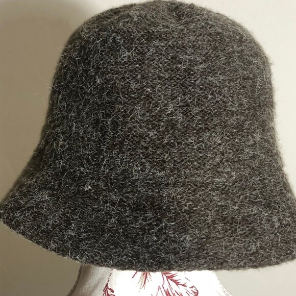 Vintage Protide Cloche Hat – Soft Gray Knit, Made in USA – Rare Find